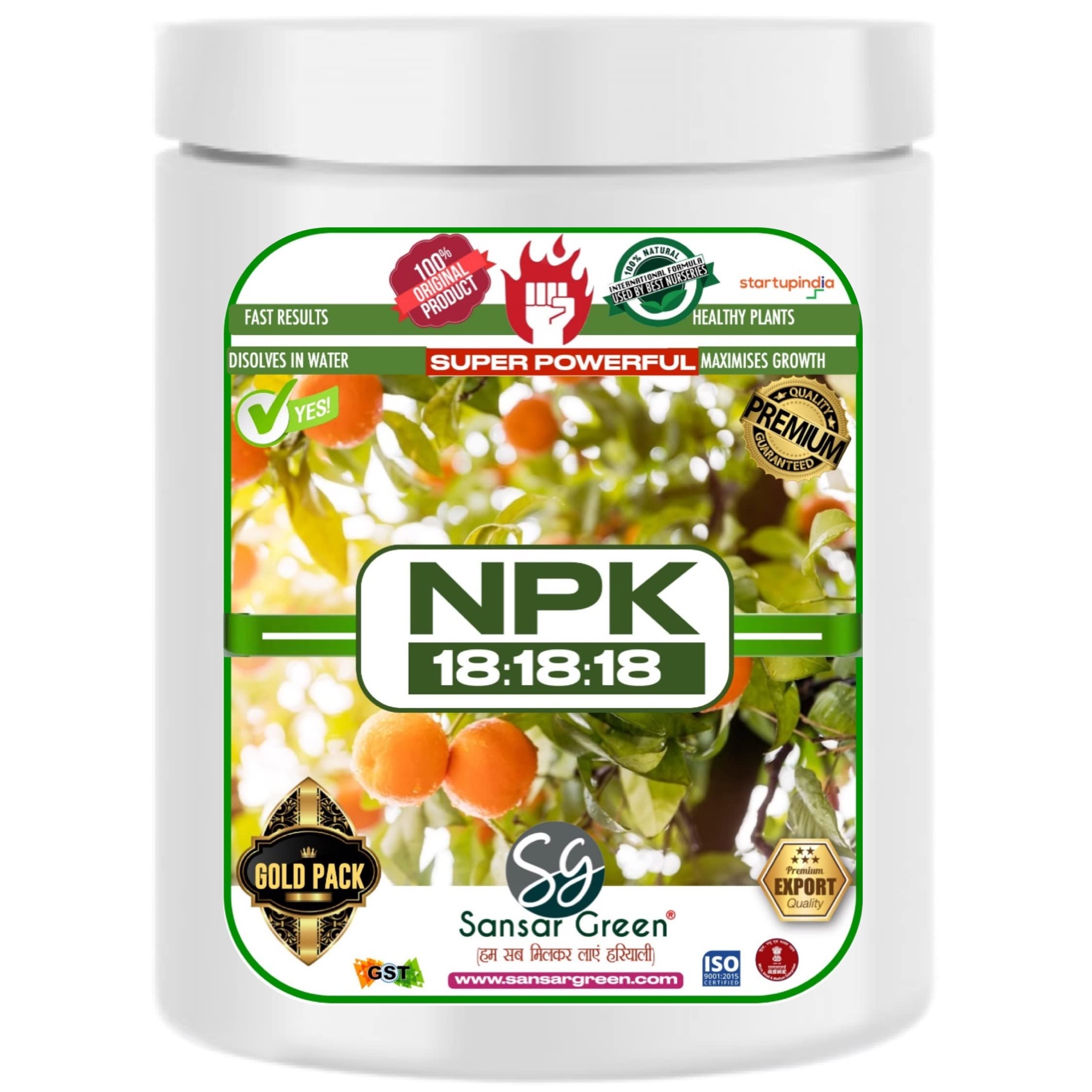 Sansar Green® NPK 18:18:18 for Plants (900 gm) (B09XQTP1XN) Amazon Price History, Amazon Price Tracker