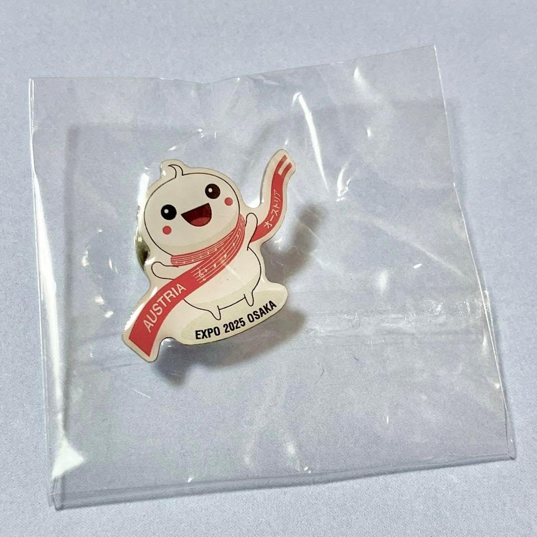 大阪関西万博 EXPO オーストリアパビリオンピンバッジ2種セット 赤白赤