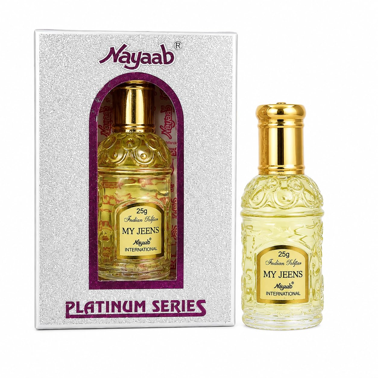 My Jeens Attar Platinum Series Alcohol-Free Attar Roll-On, Long Lasting Unisex Fragrance, 25g-image-16
