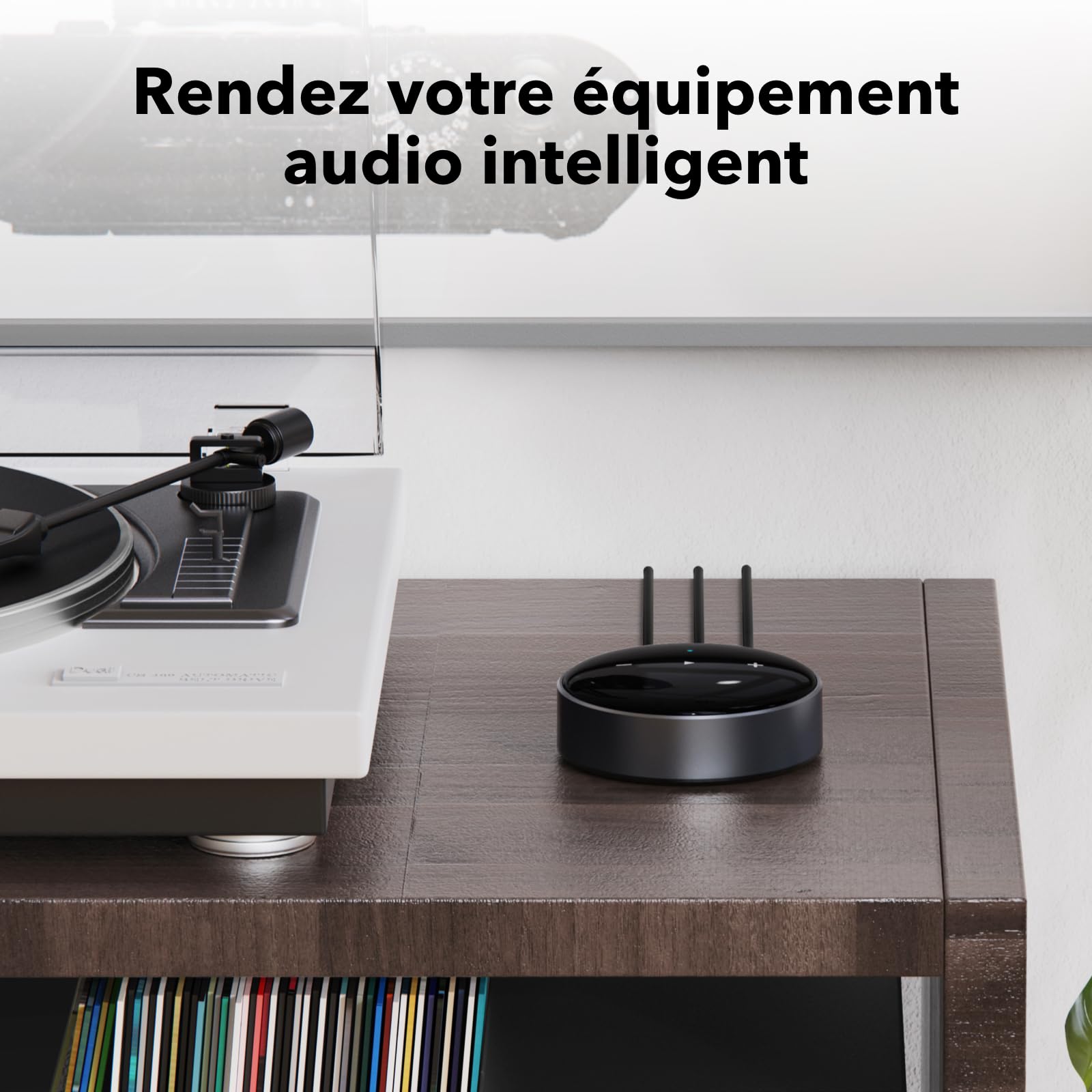 WiiM Mini – Lecteur Audio sans Fil AirPlay 2, multiroom stéréo, préamplificateur, Compatible avec Alexa et Siri, diffusez de l’Audio Haute résolution Depuis Amazon Music, Tidal et Plus