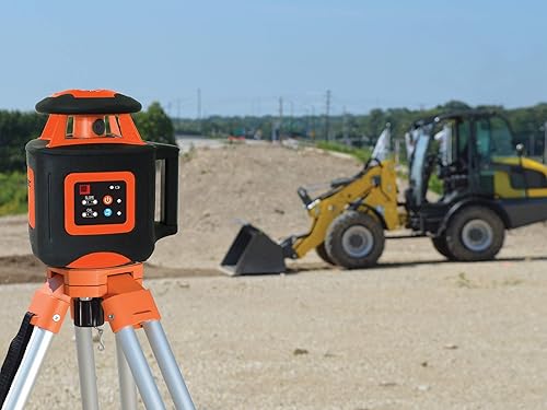 Miniatura 6 de Johnson Level & Tool 40-6541 - Sistema láser giratorio de doble pendiente de alta precisión, rojo, 1 kit