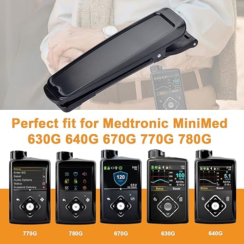 Miniatura 3 de 1 clip de bomba de insulina sustituto del clip de bomba Medtronic accesorios para Medtronic MiniMed 770G 670G 630G 640G 780G diseño de tensión de