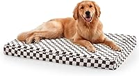 Vista 13 de JOEJOY Cama para perro para perros grandes, cama ortopédica extra grande para perros con funda extraíble y lavable, cama de espuma con forma de caja