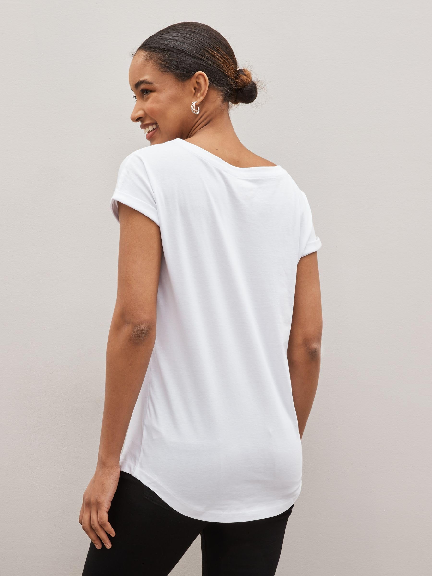 NEXT Damen T-Shirts mit Flügelärmeln, 3er-Pack