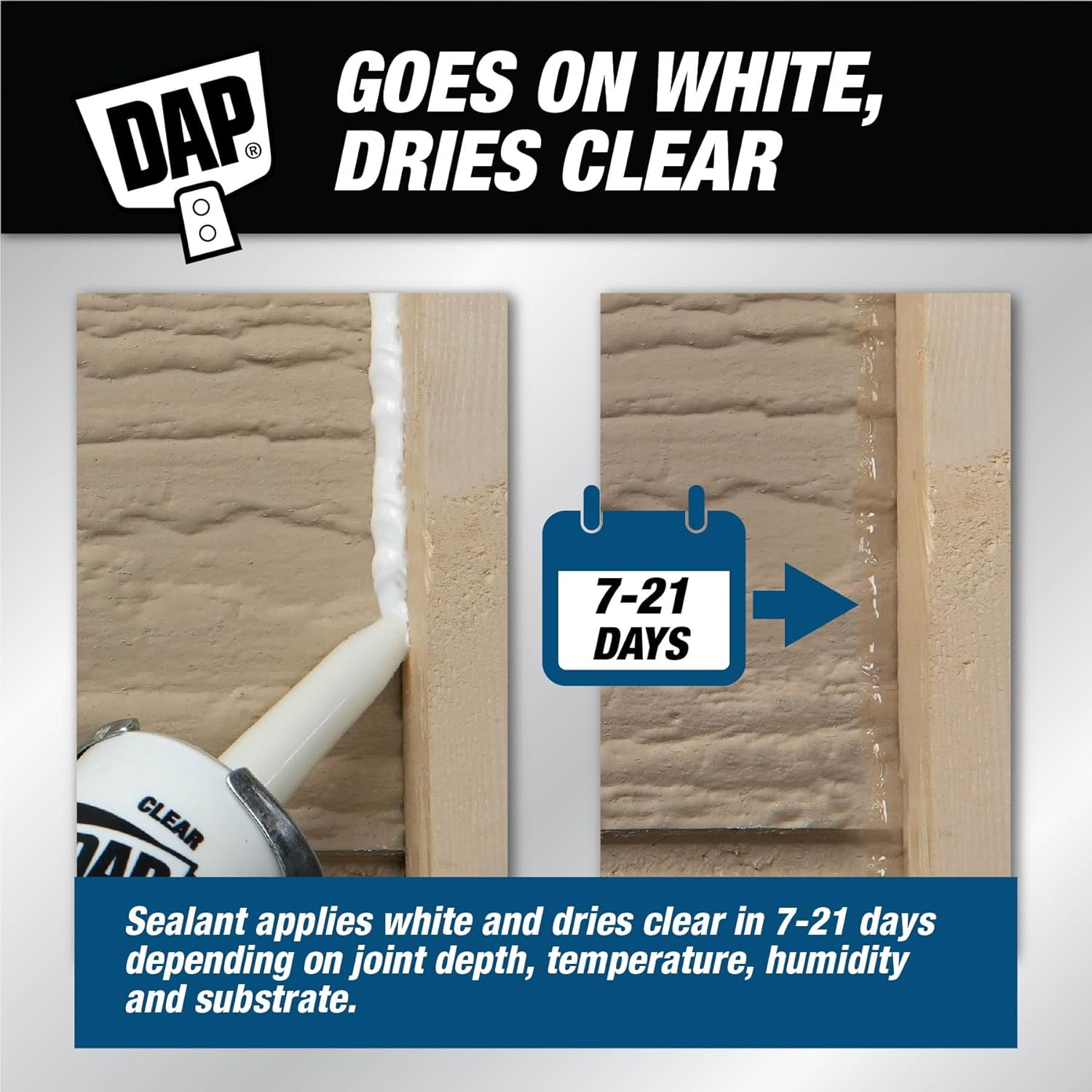 DAP Dynaflex Ultimate White 10.1 oz. Clear Premium All Weather Exterior Window, Door, Siding and Trim Sealant (12-Pack)