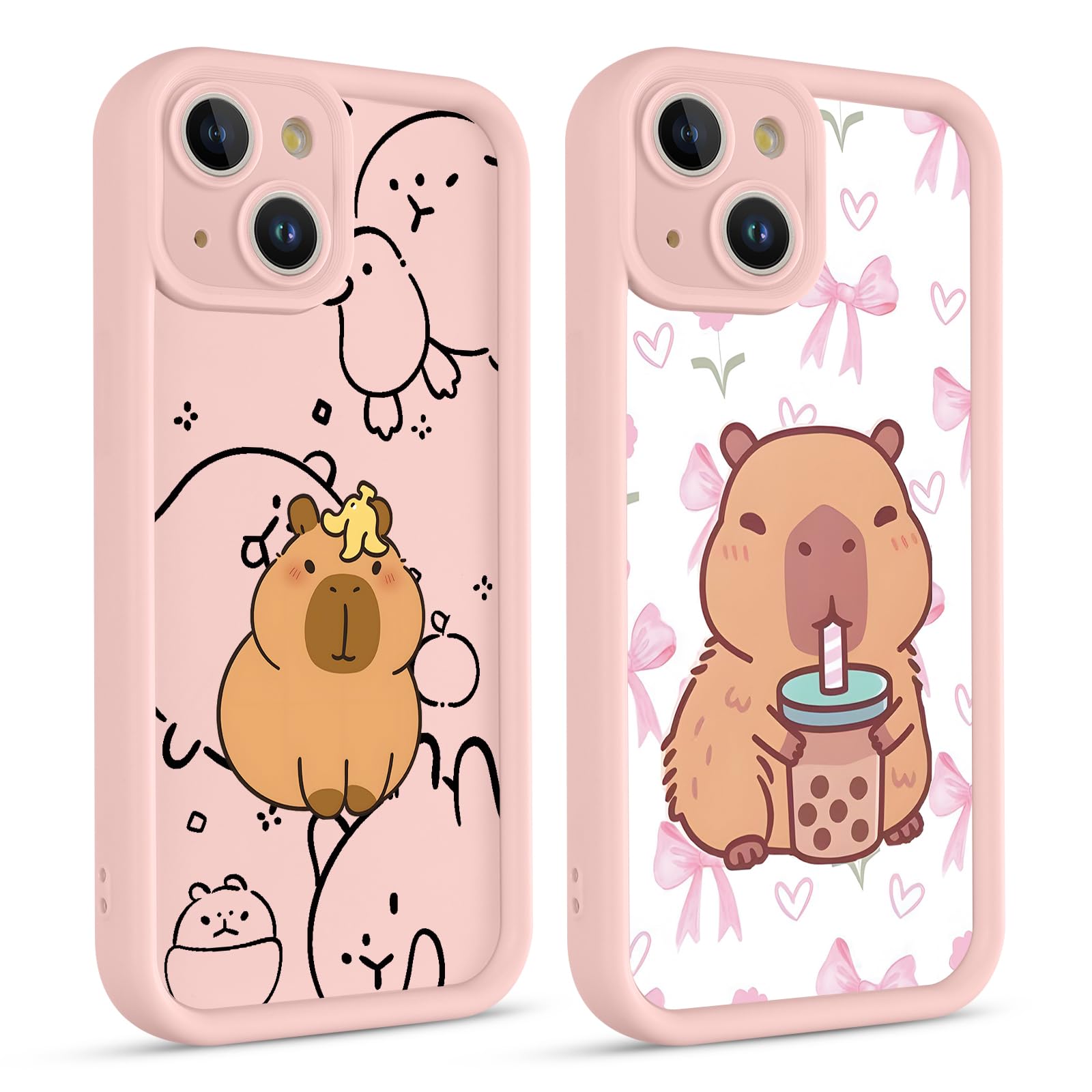 2 Stück Cute Anime Handyhülle für iPhone 14 Hülle 6.1