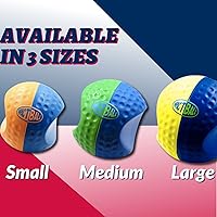 Vista 3 de Covey Sports Impact Golf Ball Golf Swing Trainer Aid - (Small, Medium, & Large) - Golf Training Aid Equipment Balls for Improved Swinging, Chipping