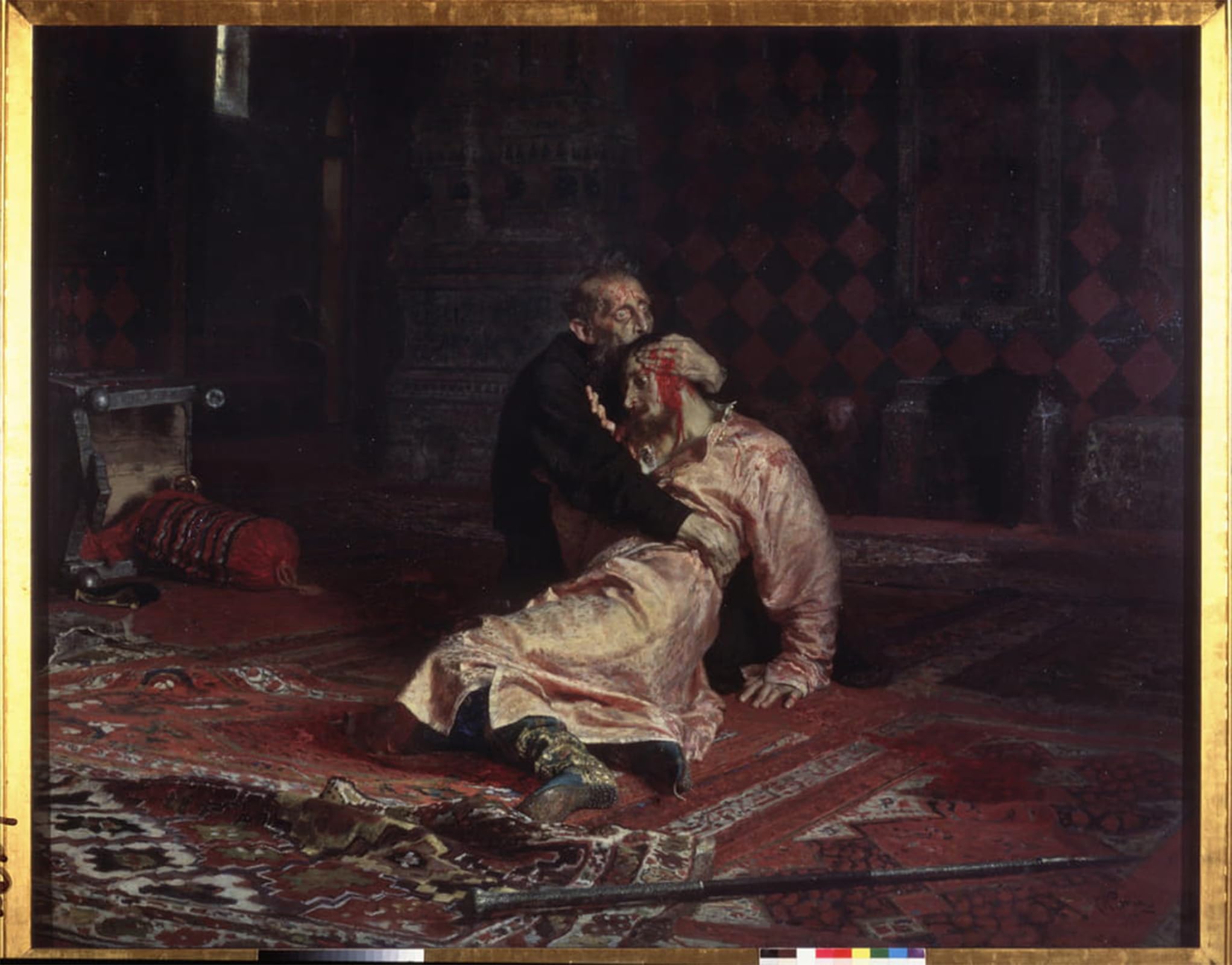 Impression tableaux graffiti art mural Ivan le Terrible Repin 60x90 - 5