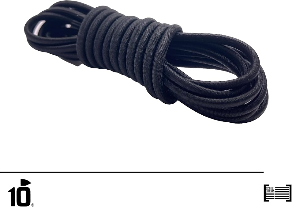 10 Seconds Elastic Laces, Black Reflective