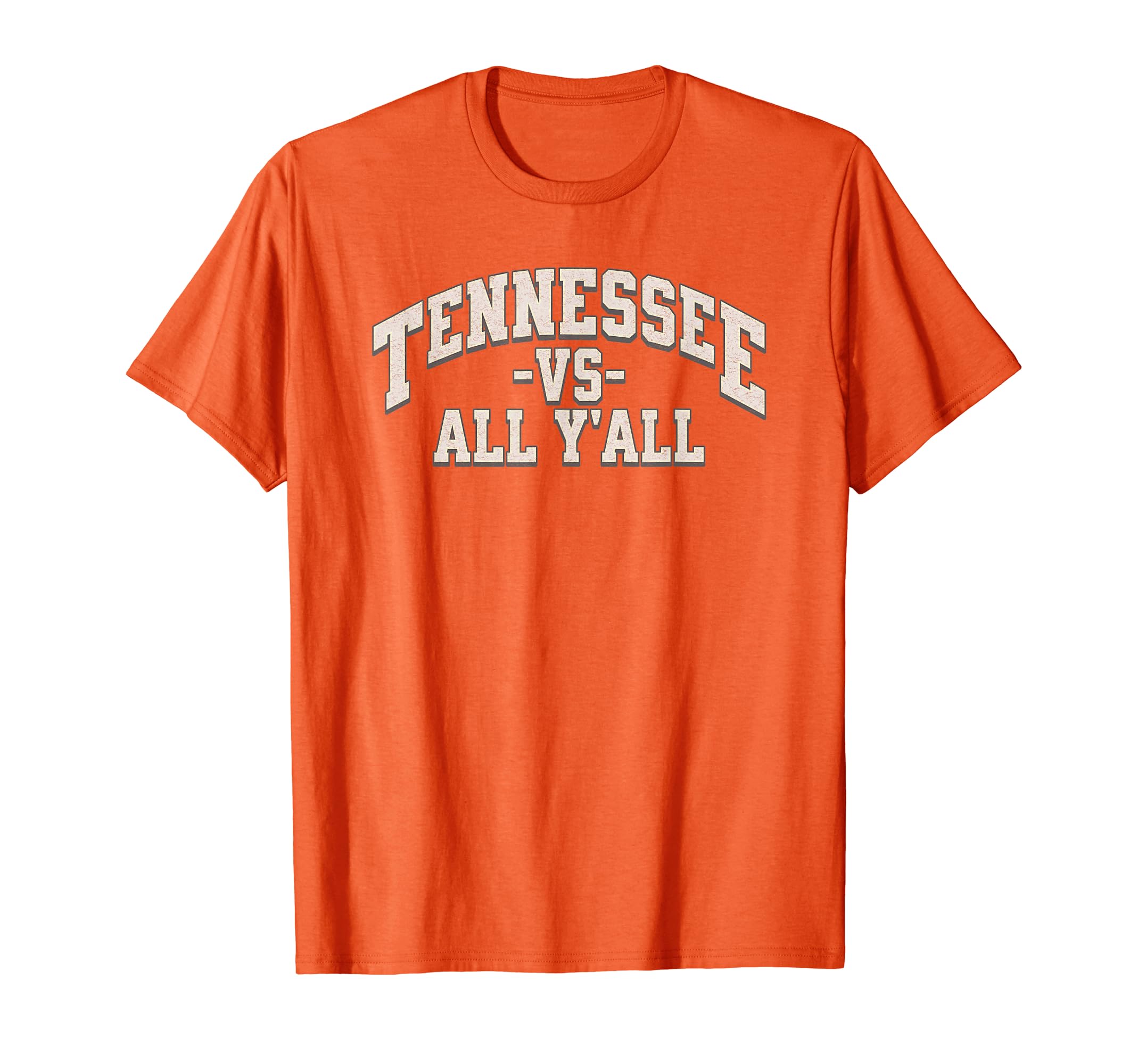 Funny Tennessee -vs- All Yall, Knoxville TN Orange T-ShirtOEKO-TEX STANDARD 100