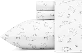 Eddie Bauer - Twin Size Sheet Set with Fitted Sheet & Pillowcase