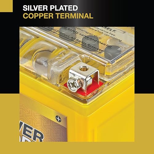 Miniatura 3 de YTX5L-BS VRLA GEL - Batería de repuesto (5 Ah, 12 V, sellada) sin mantenimiento ExpertPower