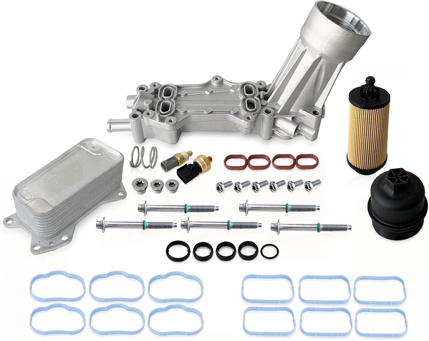 Amazon WHYQL アルミエンジンオイルクーラーとオイルフィルターハウジング 20112021 Chrysler 200 300