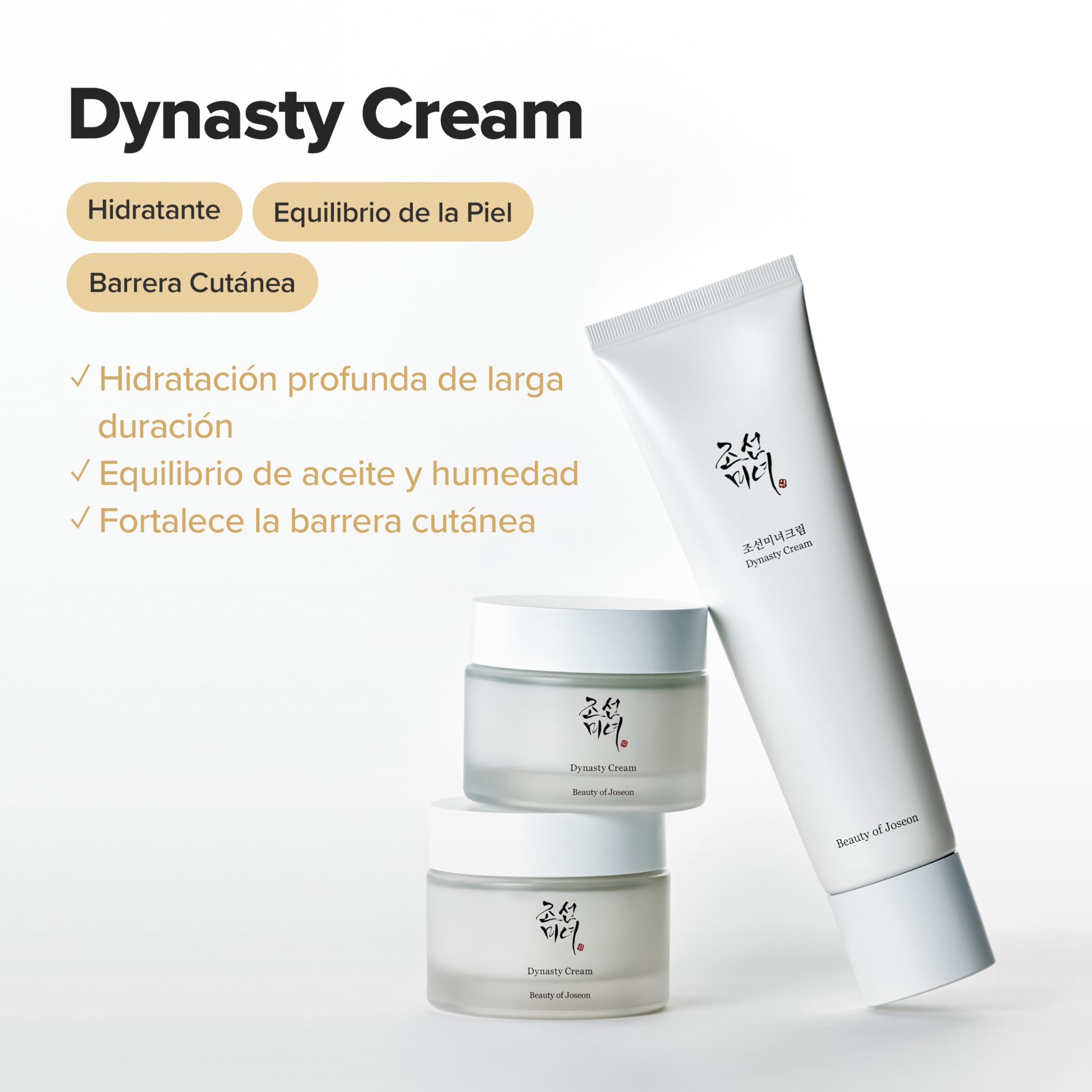Beauty of Joseon Crema Hidratante Facial Dynasty Para Piel Seca Y Sensible, Cuidado De La Piel Coreano Para Hombres Y Mujeres, 100 Ml, 3.38 Onzas Líquidas