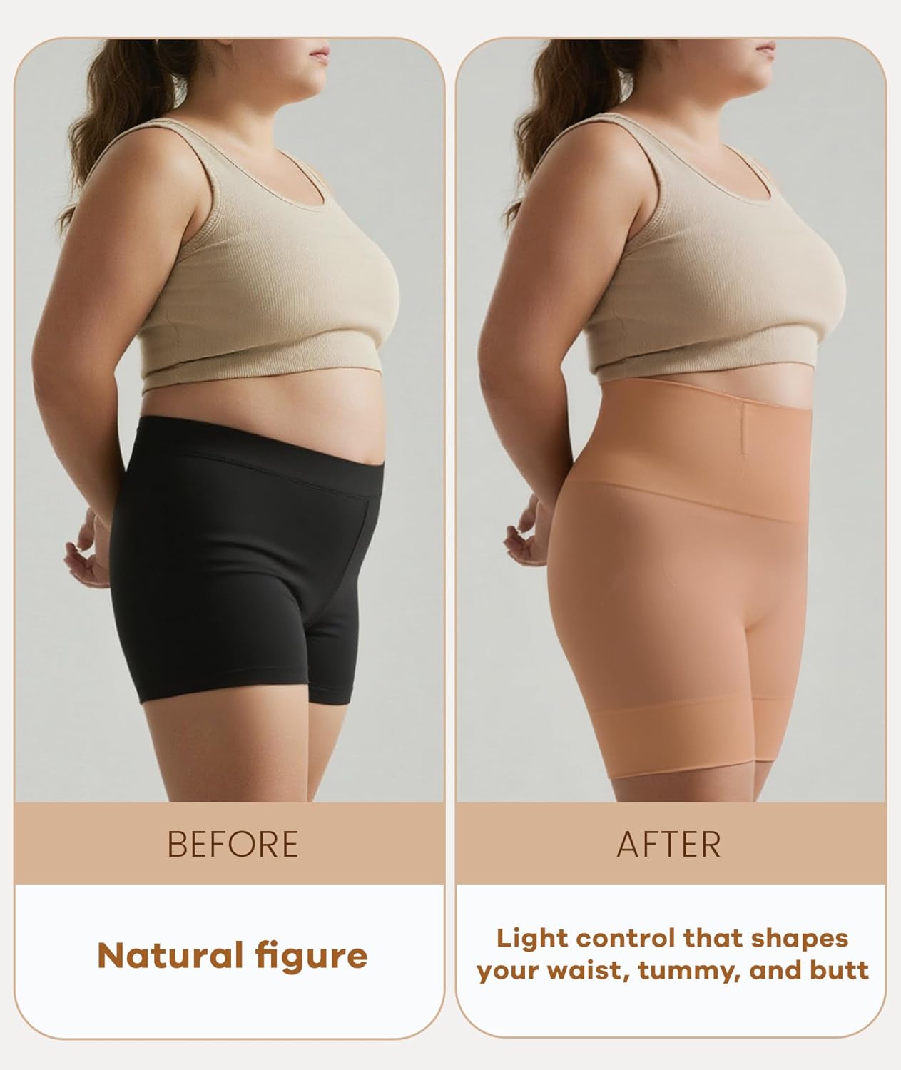 Tummy Control Shapewear for Women -Seamless High Waist Underwear,Faja Body Shaper Panties,Core Control Shorts - Image 6