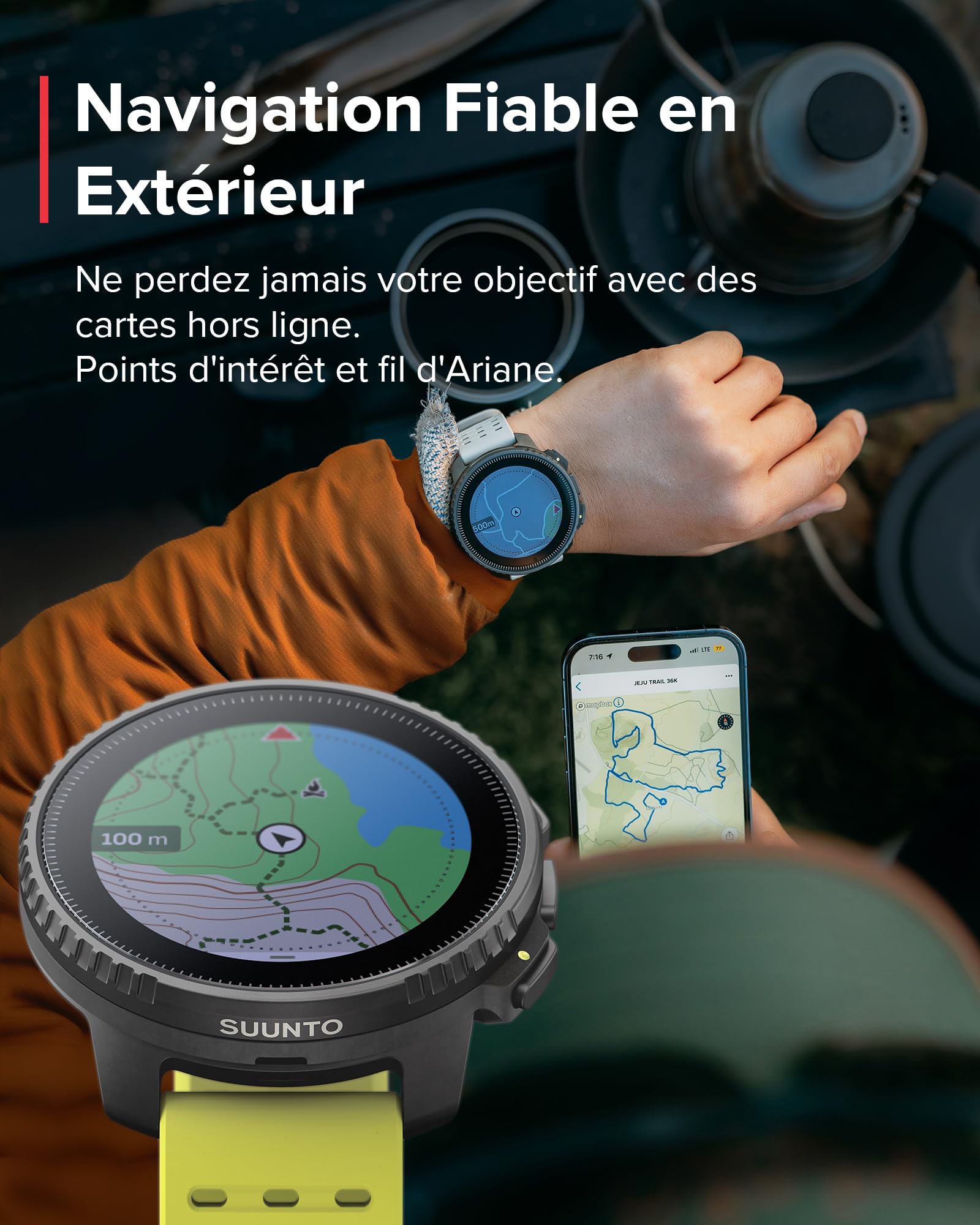 SUUNTO Vertical Men's Smart Watch, 95+ Sports, GPS Activity Tracker, Smart Health Care Smartwatch 24/7, Heart Rate Monitor, Altimeter, Barometer, Solar Charging Optional - 4