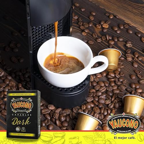Miniatura 2 de Yaucono Cápsulas 100% de café de Puerto Rico compatibles con máquinas Nespresso, 18 unidades (paquete de 8)