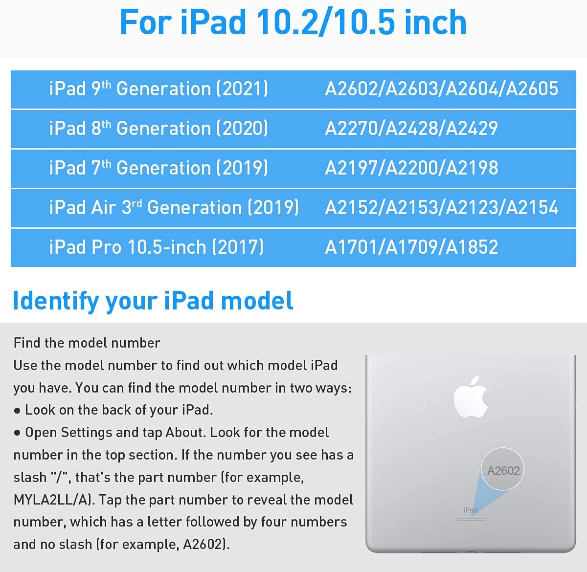 🛒 Crazy Deals New iPad 9th Generation Case with Keyboard and Touchpad, Compatible with 10.2 inch iPad 9th / 8th / 7th Gen and 10.5 inch iPad Air 3rd Gen 2019/ iPad Pro 10.5-inch 2017, with Pencil Holder - Black