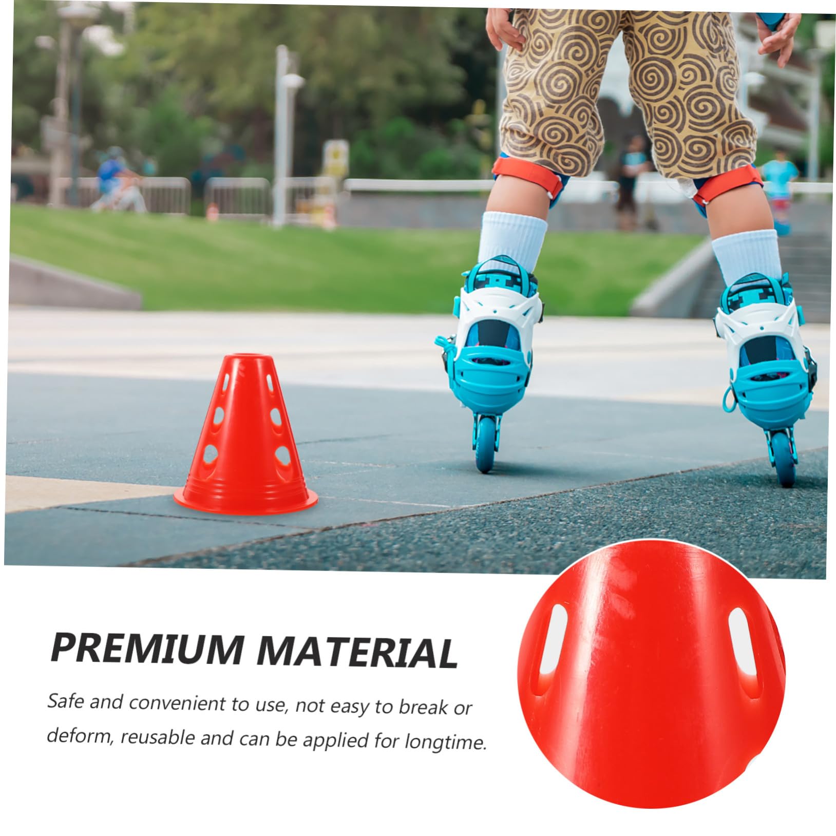 20 CôNes D'EntraîNement pour Patinage À roulettes Mini CôNes D'Agilité Plastique ColoréS pour Sports ExtéRieurs Et IntéRieurs