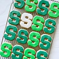 Vista 4 de Sweet Prints Inc Varsity Letter S - Cortador de galletas, apto para lavavajillas