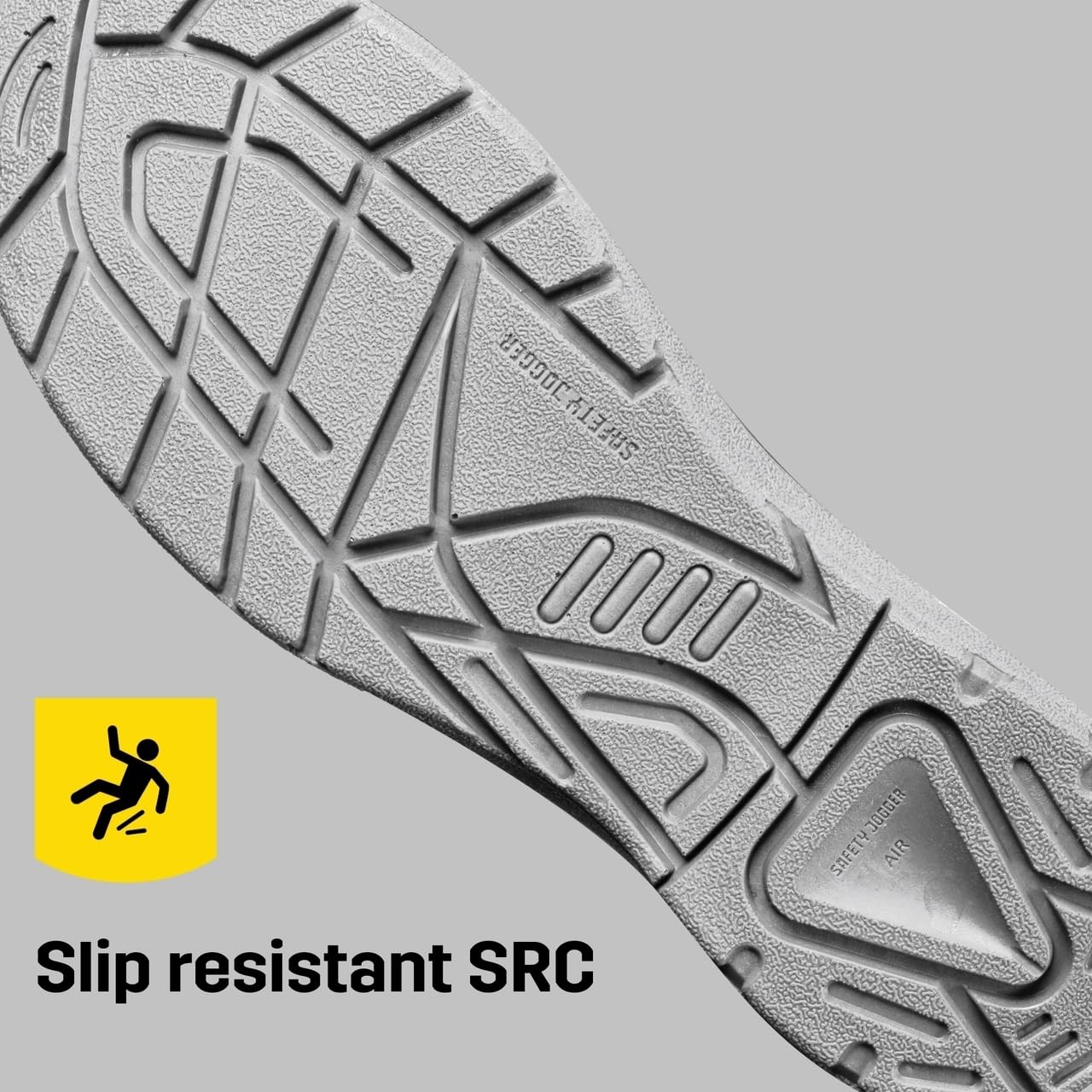 SAFETY JOGGER S3 Chaussures de Sécurité pour Hommes - Flow Mid - Chaussure de Travail Antidérapante, Résistante à l'eau, Confortable et ESD, Embout en Composite, sans Métal, Aussi pour Femmes