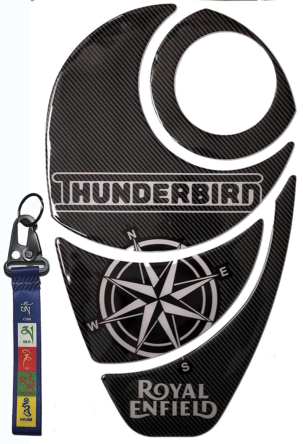 Graphix Point Combo Bullet Bike Thunderbird Tank Pad Protector Sticker 3D Emboss Compatible with 350 Standard &500 Electra Waterproof (Thunderbird-Design -B)-image-14