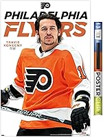 Vista 1 de Trends International NHL Philadelphia Flyers - Póster de pared Travis Konecny Feature Series 23, 34 pulgadas de largo x 22.4 W, paquete de póster