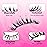 Veleasha Magnetic Eyelashes Manga Lashes Soft Lash Magnetic Lashes with Applicator Natural Look Reusable No Glue Easy to Apply & Remove Spiky False Eyelashes Eyelash Wispy (Diva)