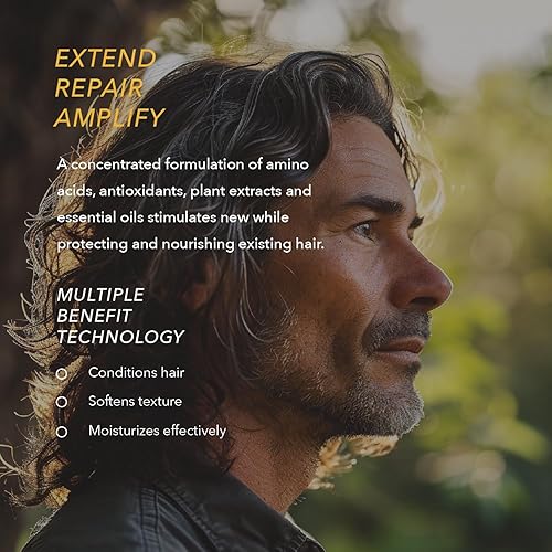Miniatura 4 de Crecimiento del cabello para hombres. Champú profesional, acondicionador y tratamiento tópico correctivo diario. Cabello saludable, salud del cuero