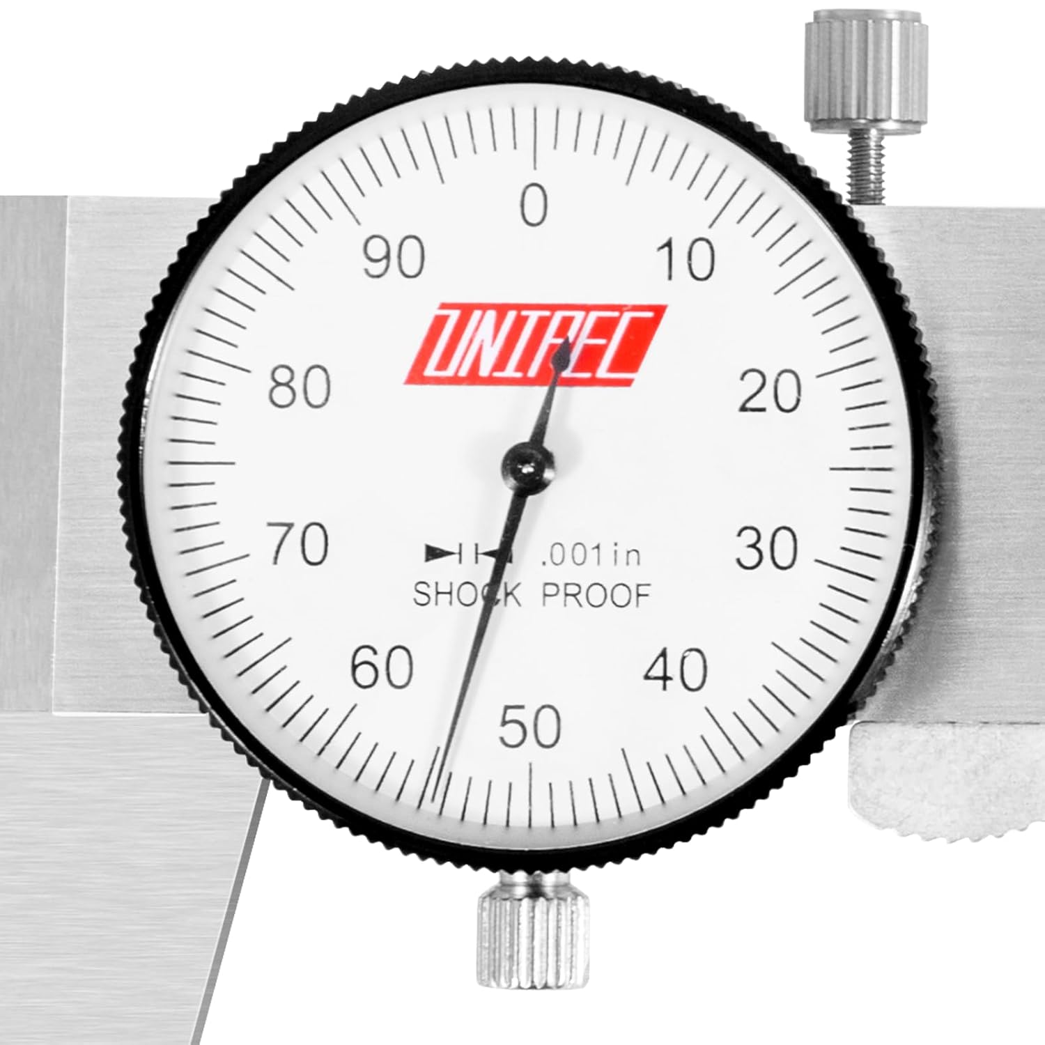 6 Inch/ 150 mm Dial Caliper, Inch & Metric Dual Scale Measuring Tool, Stainless Steel with 0.001"/0.02mm Resolution, Shock-Proof Precision Caliper with Hard Case