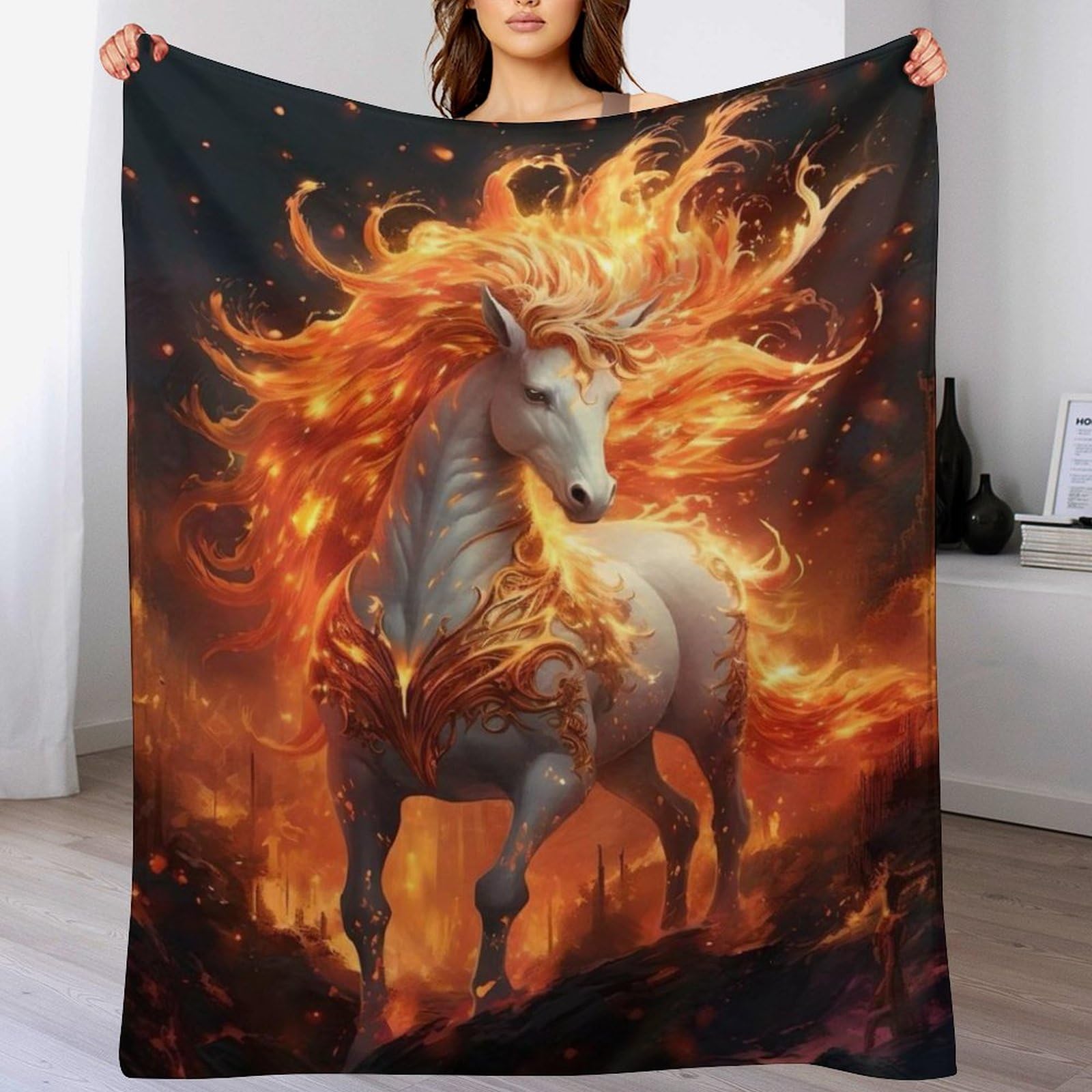 Couverture chaude et confortable lavable en machine pour grand lit