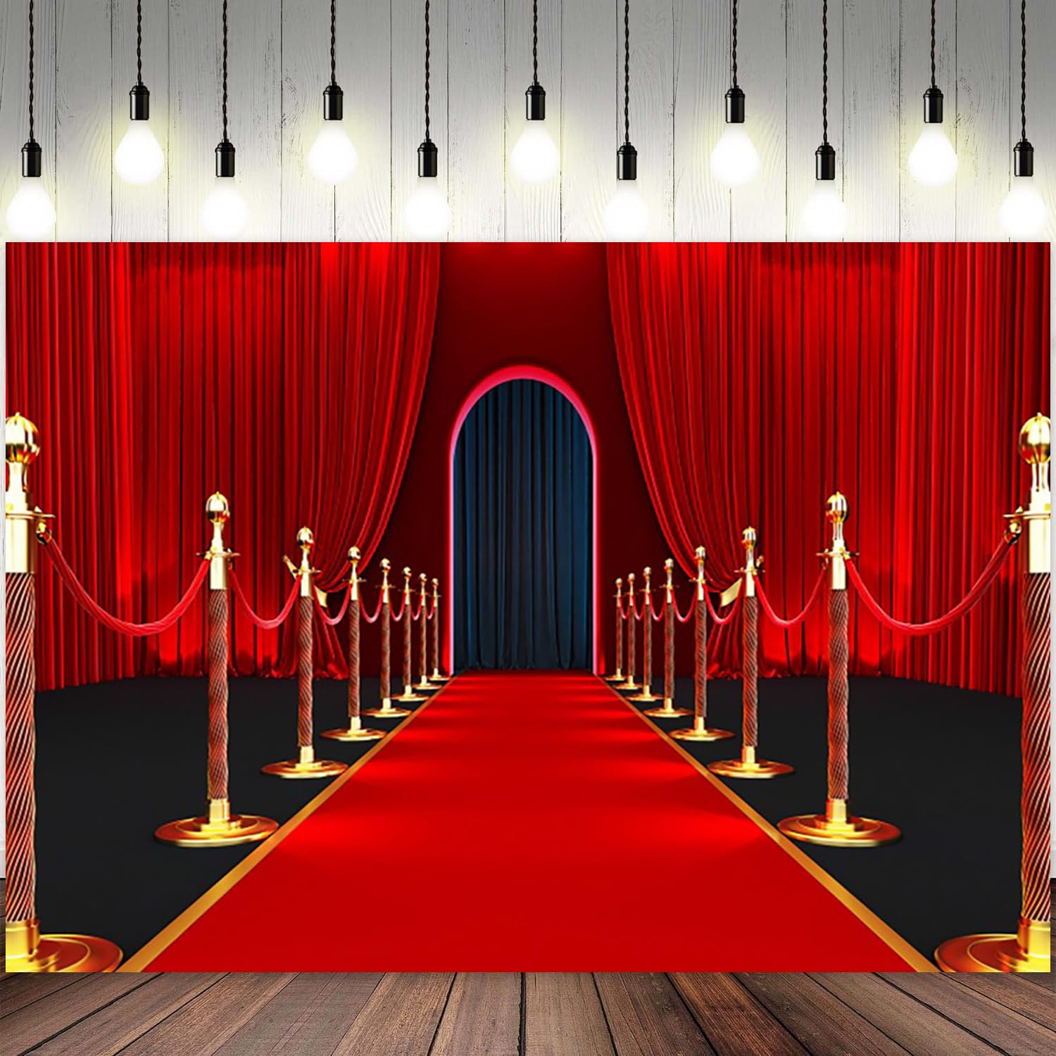 4,5 x 3 m roter Teppich-Hintergrund, roter Vorhang, VIP-Fotografie-Hintergrund, Bogen, Tür, Film, Nacht, Aktivität, Laufsteg, Bühne, Banner, Dekorationen, Babyparty, Kindergeburtstag, Party