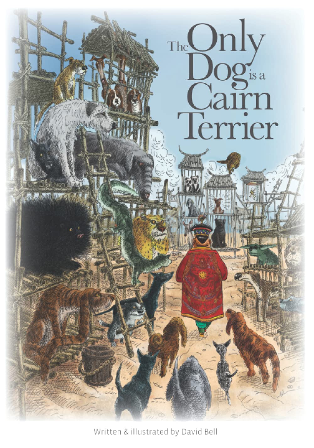 The Only Dog is a Cairn Terrier