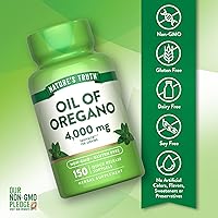 Vista 3 de Nature's Truth Cápsulas blandas de aceite de orégano 150 unidades Suplemento de hierbas sin OMG y sin gluten