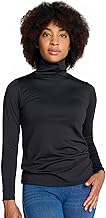 LAPASA L88 L90 Women's Lightweight Turtleneck Thermal Sweater with Long Sleeves Fleece Lining Base Layer