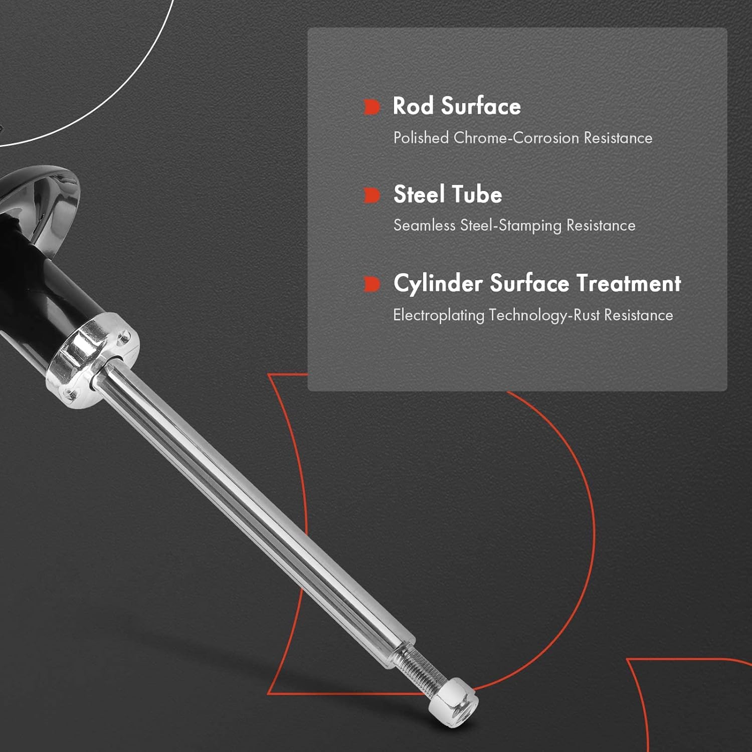 A-Premium Front Pair (2) Strut Assembly Compatible with Saturn Vue 2002-2007, Driver and Passenger Side