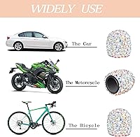 Vista 6 de Tapas de vástago de válvula de neumático de automóvil, 4 tapas universales para válvulas de aire de neumáticos, tapas de válvulas de neumáticos