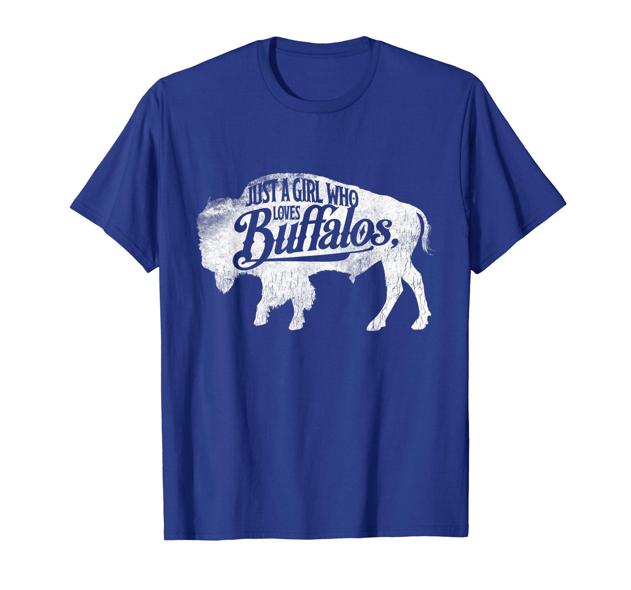 Just A Girl Who Loves Buffaloes Buffalo T-ShirtJust A Girl Who Loves Buffaloes Buffalo TShirt Bison Lover