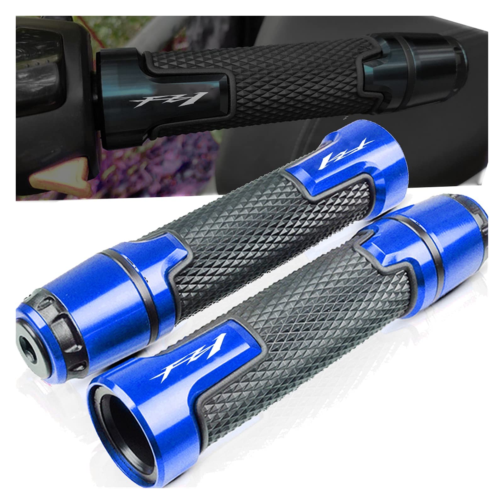 Motorrad Griffe Für YA&MAHA FZ1 2006-2015 Motorrad Motorrad Universal 7/8" 22mm Lenkergriffe Enden Griffkappen Lenker Motorradgriffe Lenkergriffe Gasgriff (Farbe : 5)