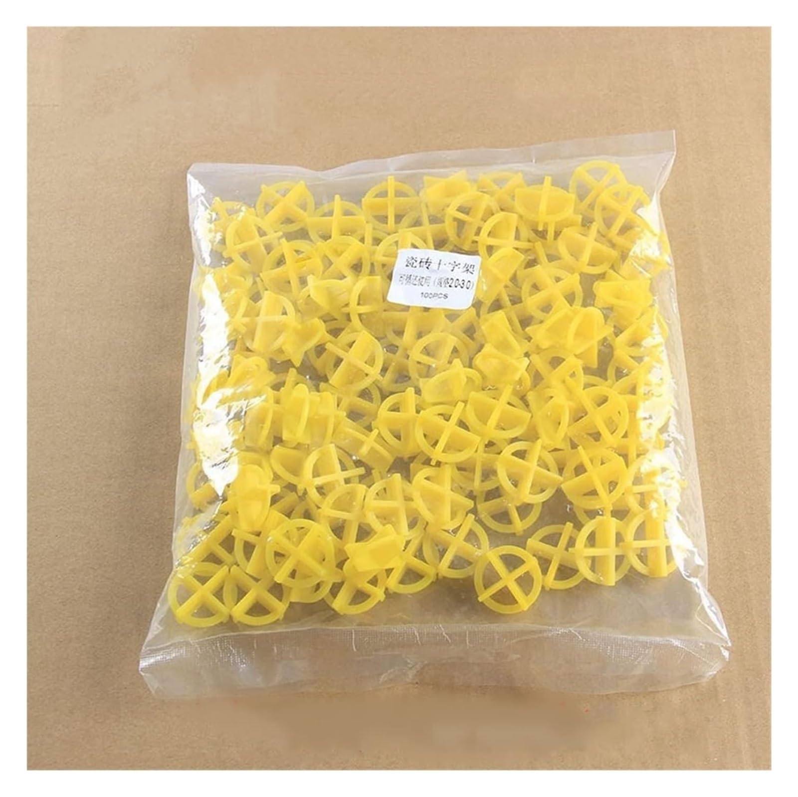 Nivelador de baldosas, Localizador de cuñas cruzadas for azulejos 2 en 1 100 piezas - Herramienta for colocar espacios el piso(1.5mm 2mm)