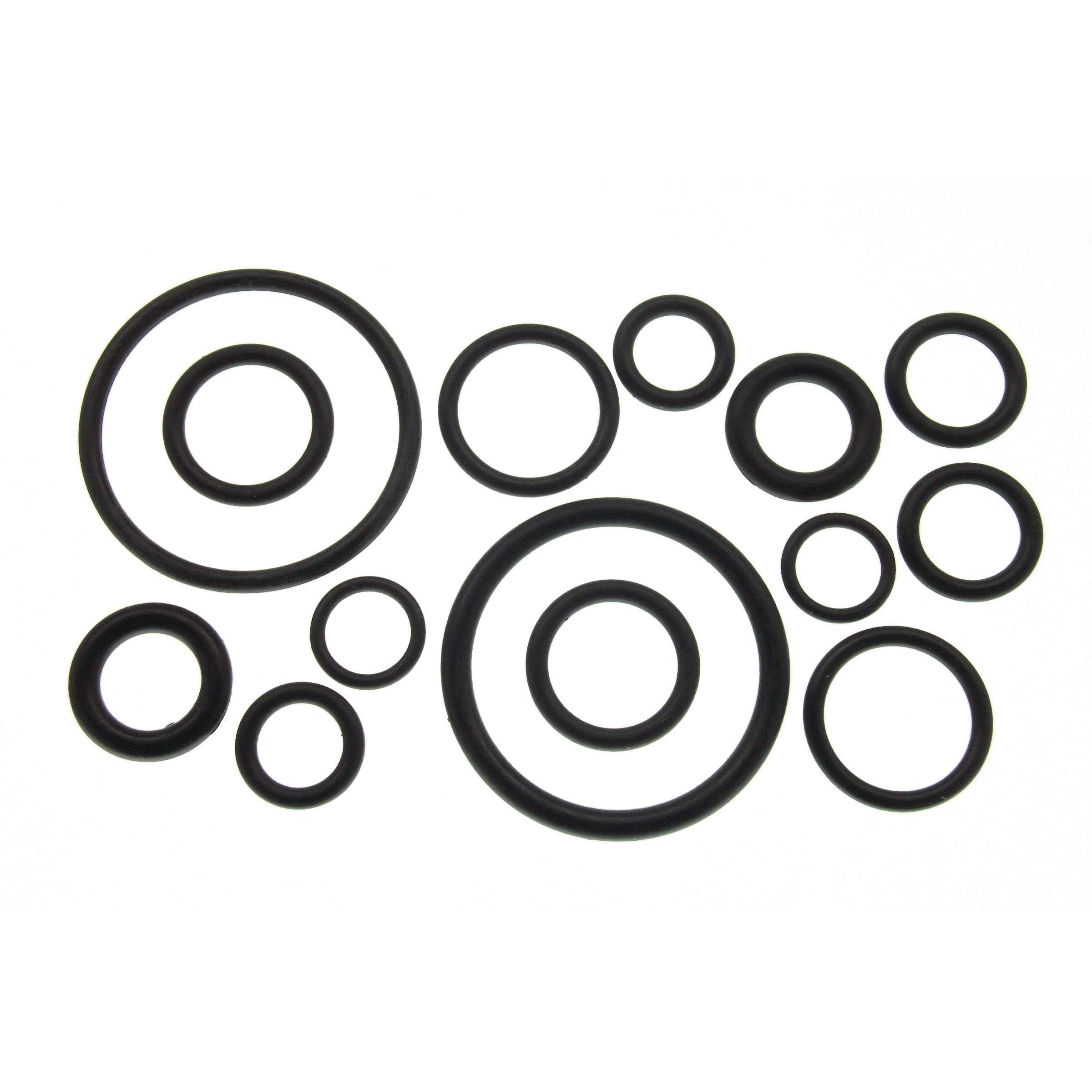 Danco 80788 Rubber O-Ring Assortment, O-Ring Set, 14-Piece, 120 V, Black, Pack of 1