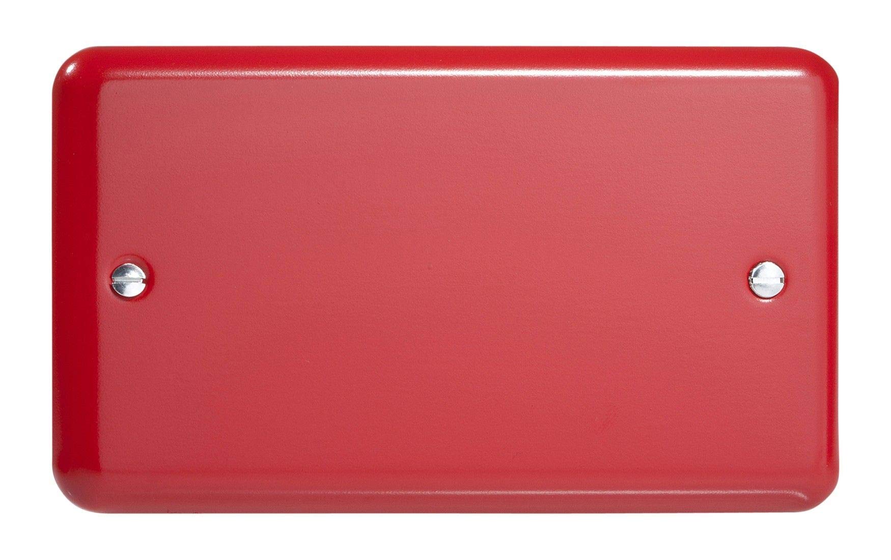 Varilight Double Blank PlateLily Pillar Box RedXydb.pr from B&Q