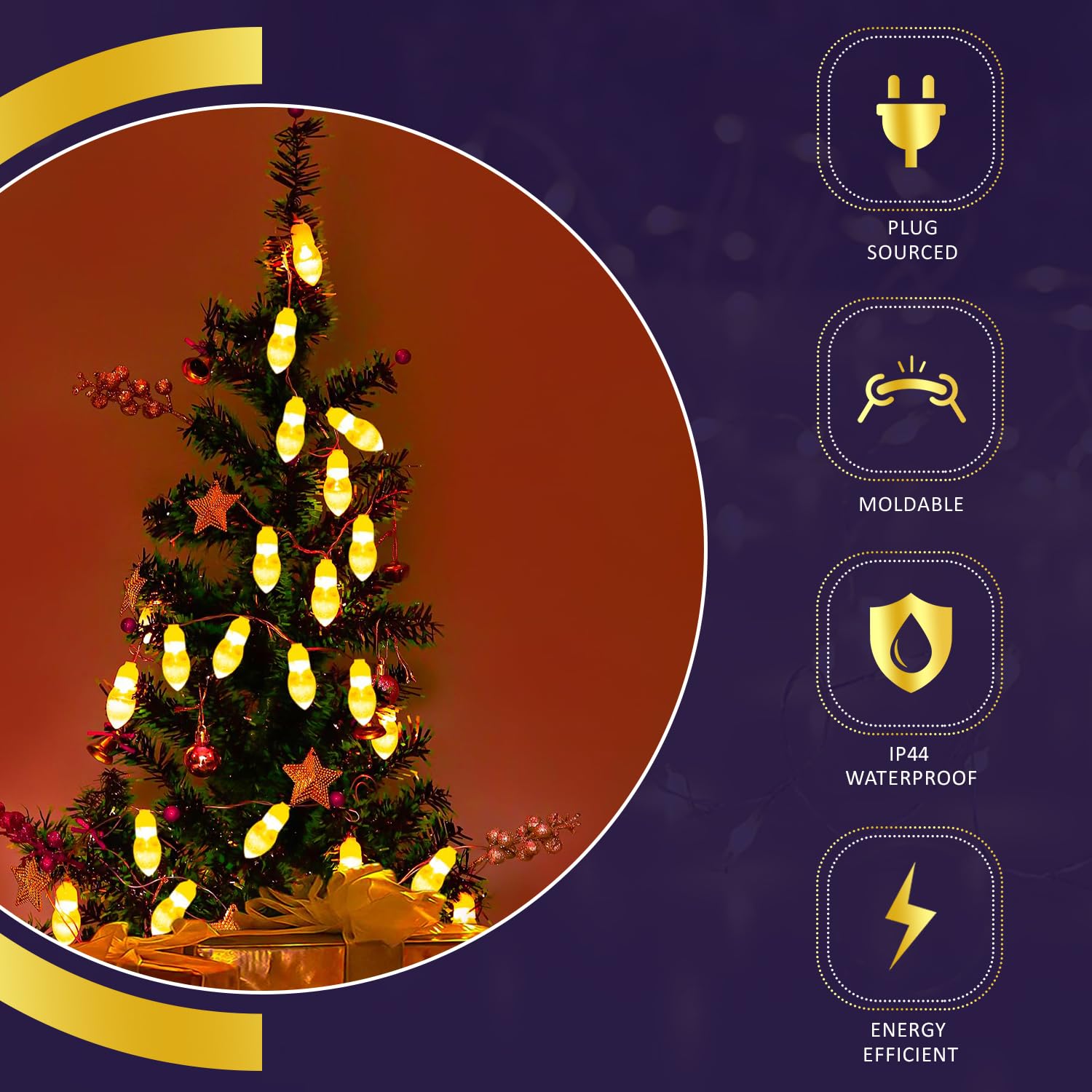 Vintage LED Fairy Lights - 4 Meter Warm White -3 Vintage LED Fairy Lights - 4 Meter Warm White -3