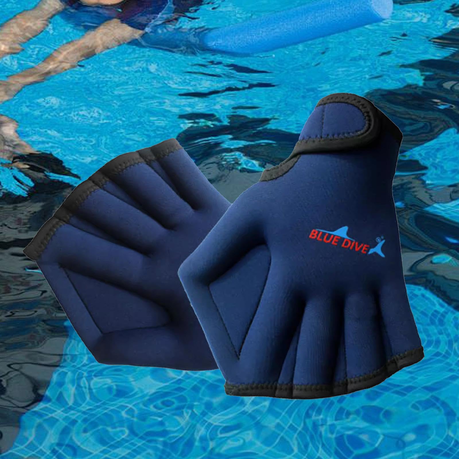 Schwimmhandschuhe mit Schwimmhäuten, Tauchhandschuhe, langlebige Wärme, Entenpalme, Wasserhandschuhe, Schnorchelflossen, Handhandschuhe für Wasserfitness Frauen und Männer