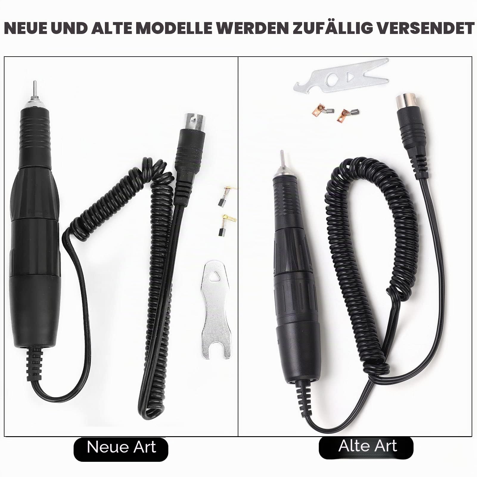 Kabelloser Nagelbohrer 35000 U Min Elektrischer Maniküre Gerät Pediküre Set mit USB Ladegerät und 6 Aufsätzen Professionell