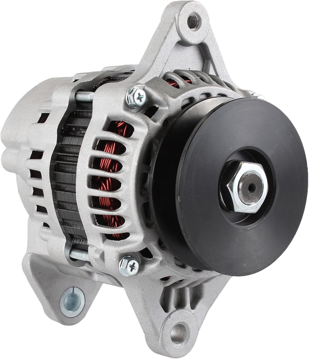 DB Electrical Alternator AMT0266 Compatible with/Replacement for Mitsubishi S4S, S6S All 32A68-00400, A7TA0483, A7TA0483A, 12561 Voltage 12, Rotation CW, Amperage 50, Pulley Class V1