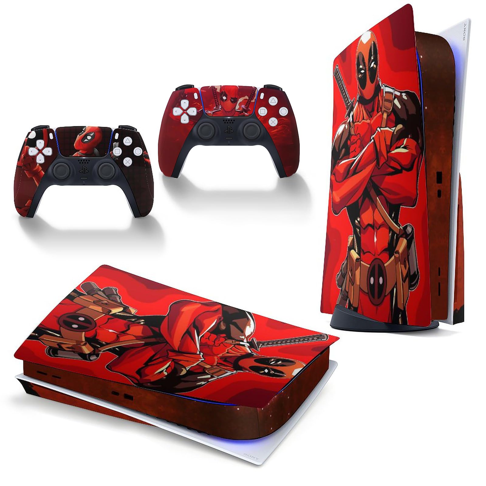 Skin Adhésif Vinyle Pour PS5 – Film Amovible – Limited Edition Par GamesMonkey