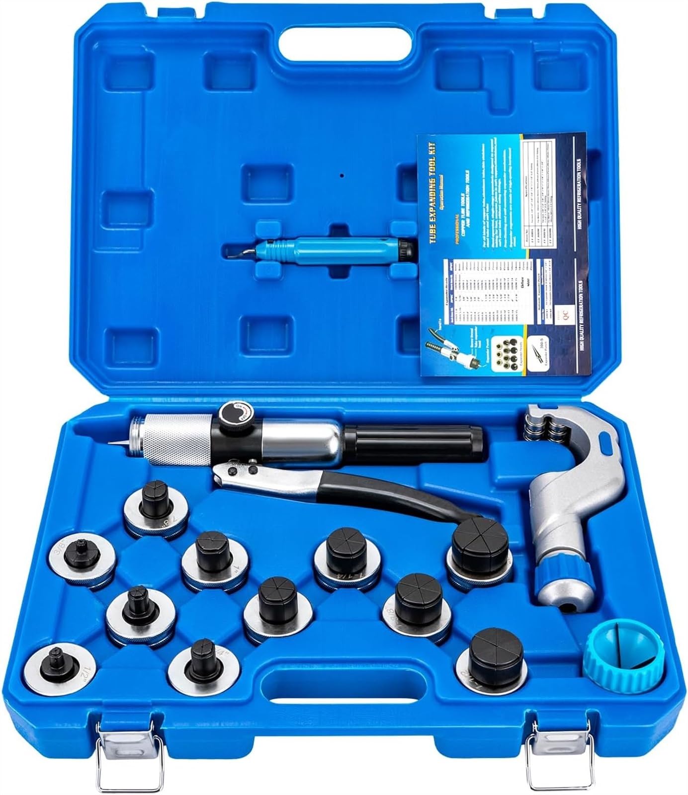 Kit d'outils hydrauliques pour Tubes avec Coupe-Tubes Outil d'expansion de Tubes hydrauliques pour Tubes en cuivre Expansion et sertissage de Tubes en cuivre