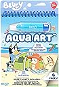 Horizon Group USA Bluey Aqua Art - Reusable Water Reveal Activity Pages With Water Pen for No-Mess Drawing and Coloring