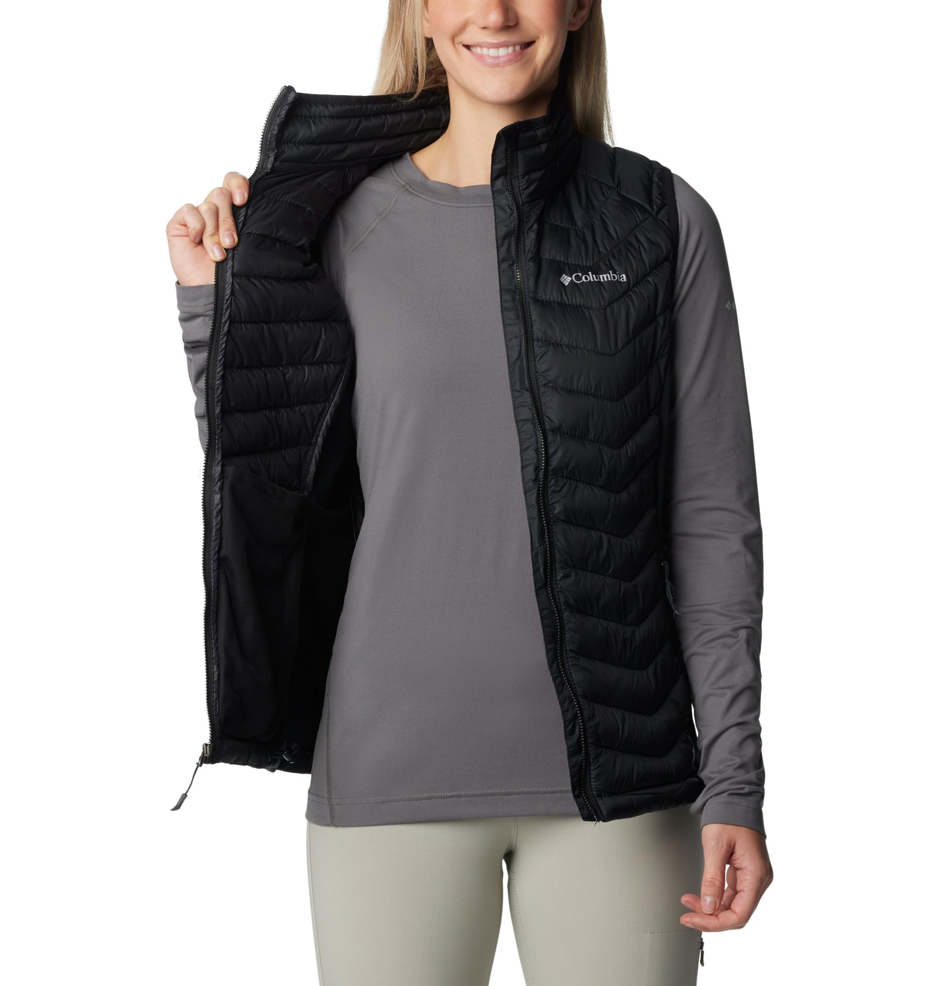 Columbia Powder Pass Chaleco para mujer
